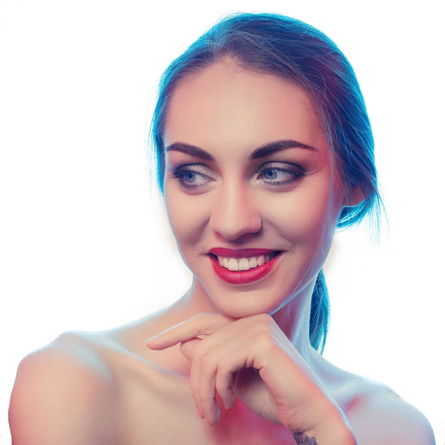 Studio portrait photography